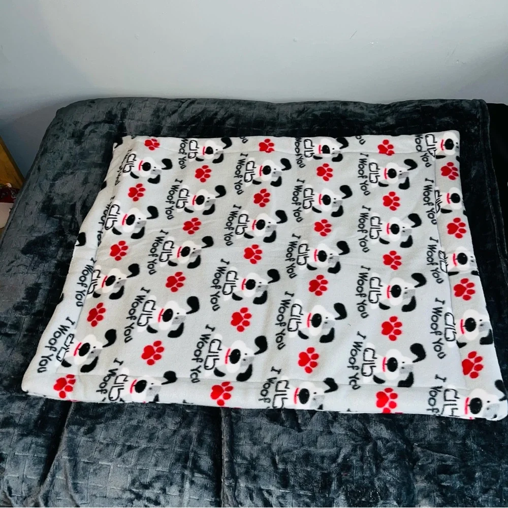 Plush Dog Bed! Double sided, machine washable!